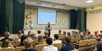 Ученики школы №11 посмотрели фильм о священнической династии Балиных - Епархия