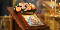 Божественную литургию совершил епископ Каинский и Барабинский Владимир - Свято-Троицкий Серафимо-Дивеевский монастырь