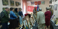 В Темрюкском Совете ветеранов ко Дню освобождения Тамани в ВОВ открылась тематическая выставка местных художников - Газета Таманский Вестник