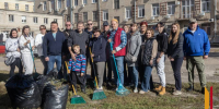 «Вклад в облик города»: сотрудники РИА «Воронеж» навели порядок у типографии имени Болховитинова - РИА Воронеж