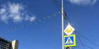 На улице Ленина в Курске заменили опору освещения после ДТП - Городские Известия