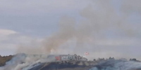 Саратовцы засняли склон, охваченный пожаром - ИА Версия-Саратов