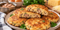 Банку тунца смешиваю с яйцами и сыром: быстрые лепешки выручают, когда готовить совсем не хочется - ProKazan.Ru