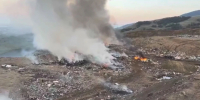Под Махачкалой горит мусорный полигон на площади 300 кв. метров - РИА Дагестан