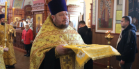 Всенощное бдение в храме апостола Иакова, брата Божия. - Губкинская епархия