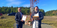 На въезде в Куртамыш освятили поклонный крест - Новый мир