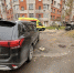 В Сыктывкаре иномарка во время ДТП наехала на дорожный знак - Bnkomi.Ru