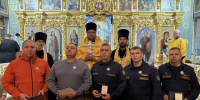 Ачинский благочинный вручил памятные знаки «165 лет образования Красноярской (Енисейской) епархии» ктитору строящегося храма и сотрудникам следственного изолятора 1 - Ачинское благочиние
