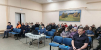 Сход граждан в сельском поселении посетили сотрудники МЧС России - МЧС Вологодской области