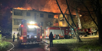 Пожар на 300 квадратов тушили этой ночью в Ленинском районе Нижнего Новгорода - ProGorodNN.Ru