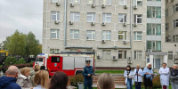 Занятия по пожарной безопасности на объекте здравоохранения Восточного округа столицы - ГУ МЧС России по г. Москве