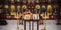 В Неделю 19-ю по Пятидесятнице, преподобного Харитона Исповедника, преподобных схимонаха Кирилла и схимонахини Марии, родителей преподобного Сергия Радонежского, Собора преподобных отцов Киево-Печерских, в Ближних пещерах почивающих, Обре́тения мощей преподобномученицы великой княгини Елисаветы,митрополит Орловский и Болховский Тихон возглавил Божественную литургию и совершил две хиротонии в храме святой блаженной Матроны Московской города Орла. 11 октября 2026 года. - Орловская и Ливенская епархия