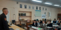 В Курагино росгвардейцы провели агитационные уроки для абитуриентов - Росгвардия