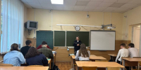 Урок пожарной безопасности в школе № 594 Московского района - Санкт-Петербургское отделение ВДПО