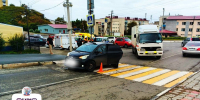 Водитель без прав спровоцировал тройное ДТП на перекрестке в Южно-Сахалинске - SakhalinMedia.Ru