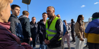 Школьники центра "Юность" посетили вертолетную площадку "Сахарная" - MagadanMedia.Ru