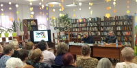 Центральная библиотека. Творческая встреча с писателем - Абанский район