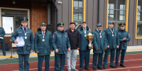 В Онгудае прошли соревнования по функциональному пожарному многоборью - МЧС
