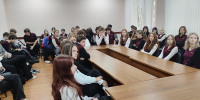 Профориентационную встречу для школьников провели преподаватели Института УРБАС - СГТУ