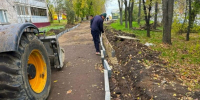 Как идёт ремонт 1700 метров тротуаров в Чепецке - Город Ч.