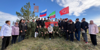 В Лениногорском районе открыли памятник  участнику гражданской войны, комиссару  Александру Кондратьеву - Лениногорский район