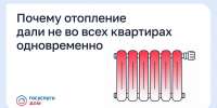 Почему отопление дали не во всех квартирах одновременно - Городская управа
