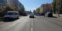 В Ельце в столкновении иномарок пострадала женщина-водитель! - Allelets.Ru