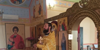 Хабаровский священник освятил четырёхметровый поклонный крест на берегу Амура - Приамурская митрополия