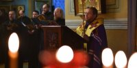 Перед чтимым в Яранске образом Нерукотворного Спаса совершили молебен с акафистом - Яранская епархия