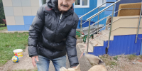 Собака для Анатолия это не просто друг.. Фото  И. Мухаметзяновой - Газета Знамя