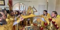 Храме святого апостола и евангелиста Иоанна Богослова села Константиновского отпраздновали престольный день - Епархия