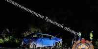 На трассе в Тульской области водитель «Шевроле» улетел в кювет - ИА Тульская пресса.Ru