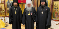 Митрополит Филарет провел встречу с и.о. председателя Синодального молодежного отдела иеромонахом Филаретом (Зубовым) - Уфимская Епархия