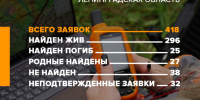 Волонтеры "ЛизаАлерт" нашли за месяц почти 300 человек в Ленобласти и Петербурге   - 47 новостей