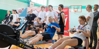 В школе №18 прошли соревнования «Чемпион школы» по гребле-индор - Kineshemec.Ru