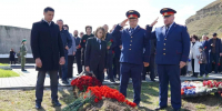 Сотрудники регионального следственного управления приняли участие в торжественно-траурной церемонии захоронения останков воинов, погибших в годы Великой Отечественной войны - Следственный комитет
