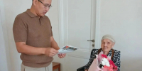 Элистинку поздравили с 97-летием - Интернет-газета Степные вести