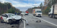 Массовое ДТП произошло на Екатеринбургской кольцевой автодороге - ГТРК Урал