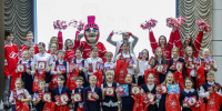 Новый «Урок хоккея» от ХК «Спартак» Москва прошёл в школе №1080 - ХК Спартак Москва