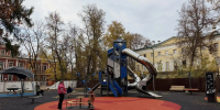В калужском парке открыли новую детскую площадку - Калужская неделя