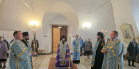 Всенощное бдение в Никольском кафедральном соборе накануне Покрова Пресвятой Богородицы - Ардатовская епархия