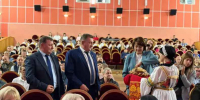 Настоятель храма Рождества Пресвятой Богородицы города Бирюч посетил торжественное мероприятие «Сердце Земли Русской» в ентре культурного развития «Юбилейный» - Валуйская епархия