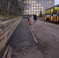 тротуар у трамвайной остановки Гражданстрой, декабрь 2019, фото vk.ru smolensk_transport - О чём Говорит Смоленск