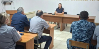 Сотрудники Госавтоинспекции Тахтамукайского района провели профилактические беседы с личным составом ФКУ КП-3 УФСИН России по Республике Адыгея. - Тахтамукайский район