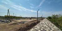 В Чегеме продолжается благоустройство общественного пространства в микрорайоне «Южный» - Правительство КБР