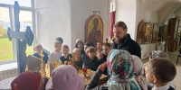 Знакомство с праздником Покрова: миссионерская экскурсия третьеклассников в храме Архистратига Михаила - Шуйская епархия
