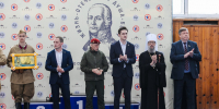 Митрополит Зиновий приветствовал  участников соревнования по самбо, посвящённого памяти святого праведного воина Феодора Ушакова и 85-летию строительства Сурского рубежа - Саранская епархия