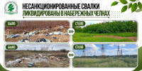 В Набережных Челнах ликвидировали две несанкционированные свалки - Министерство экологии