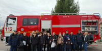 Профориентационная экскурсия в пожарно‑спасательном отряде № 42 - Центр по делам гражданской обороны, пожарной безопасности и чрезвычайным ситуациям