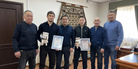 Леонид Спиридонов встретился с призёрами Азиатских игр Виктором Рассадиным и Айаалом Белолюбским - Министерство спорта